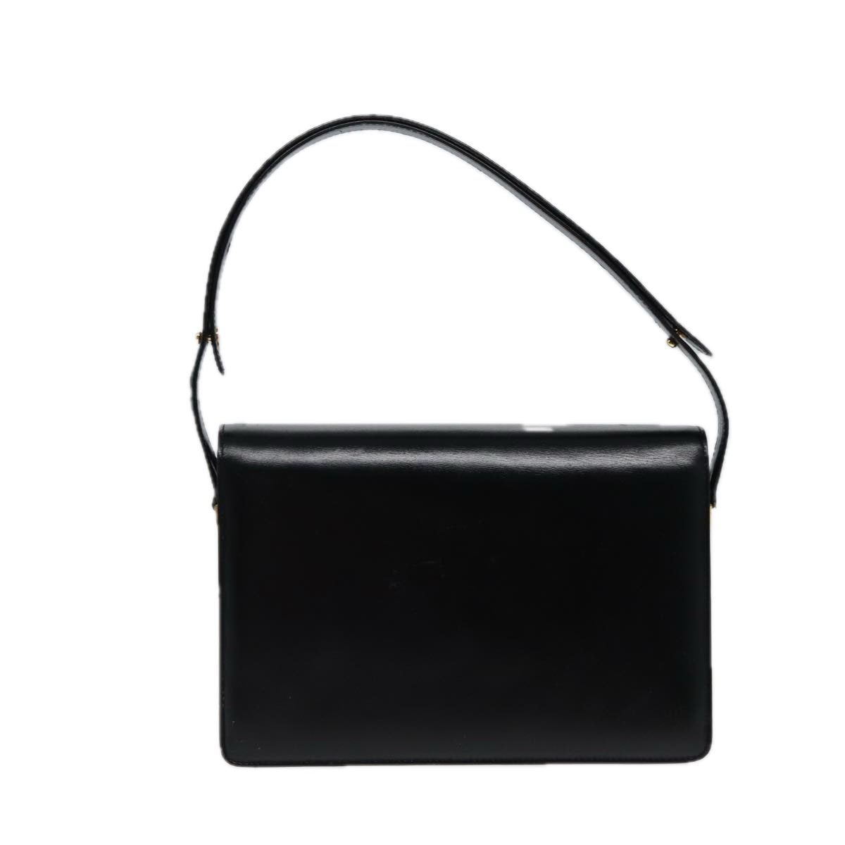 GUCCI Shoulder Bag Leather Black 78441