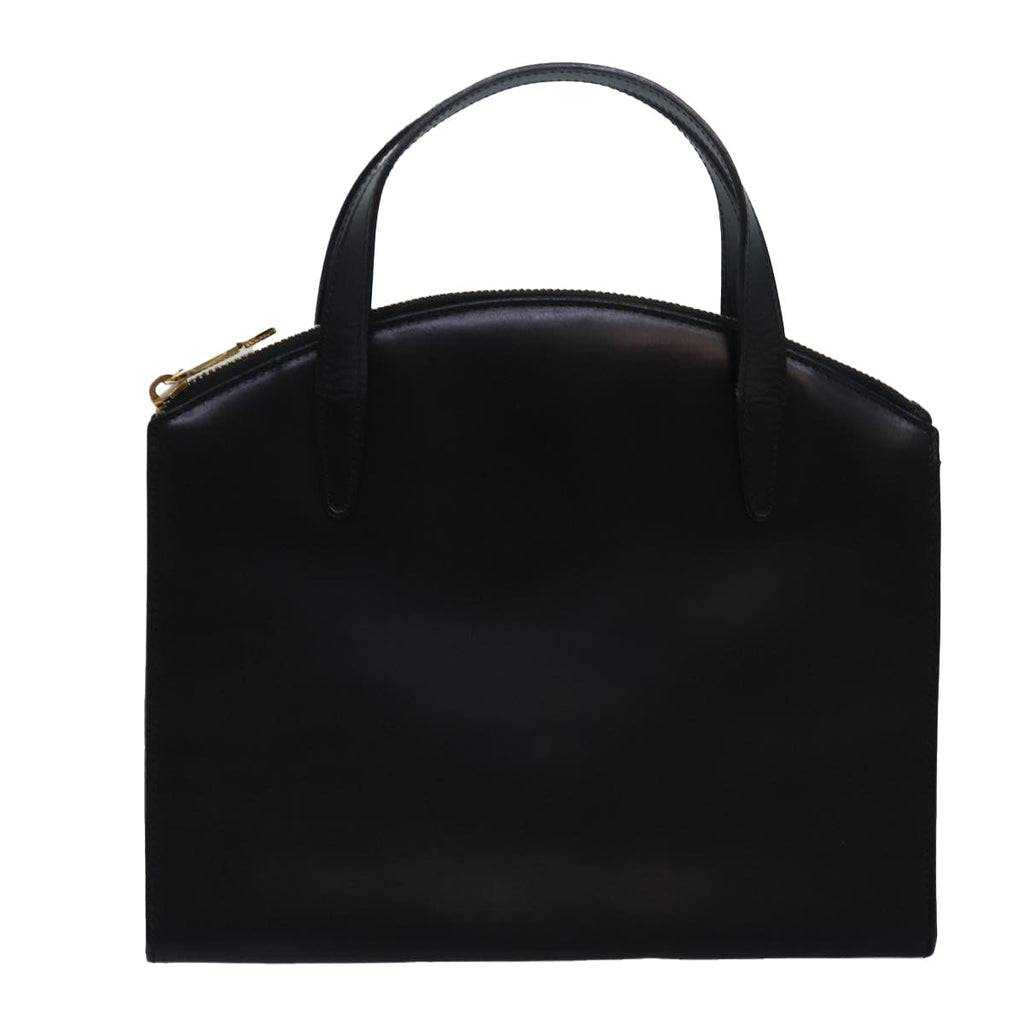 GUCCI Hand Bag Leather Black 78479