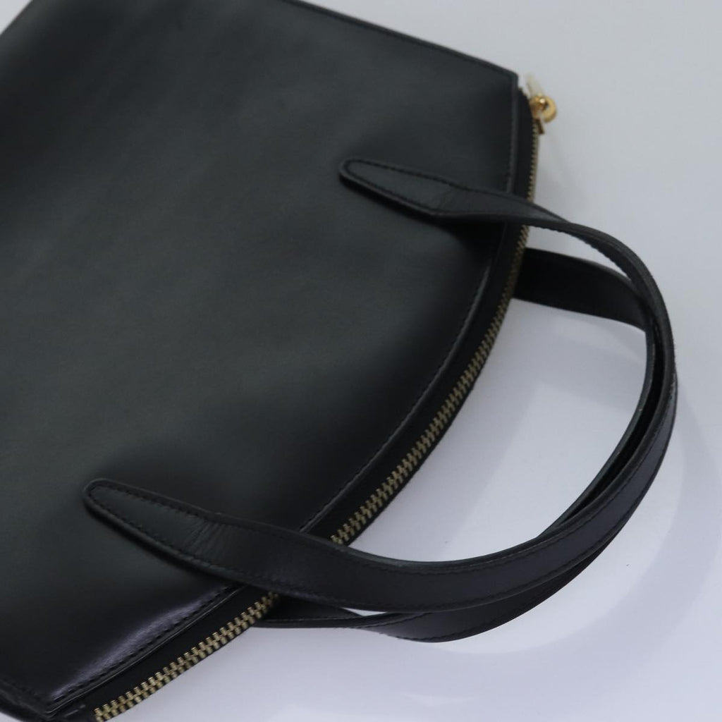 GUCCI Hand Bag Leather Black 78479