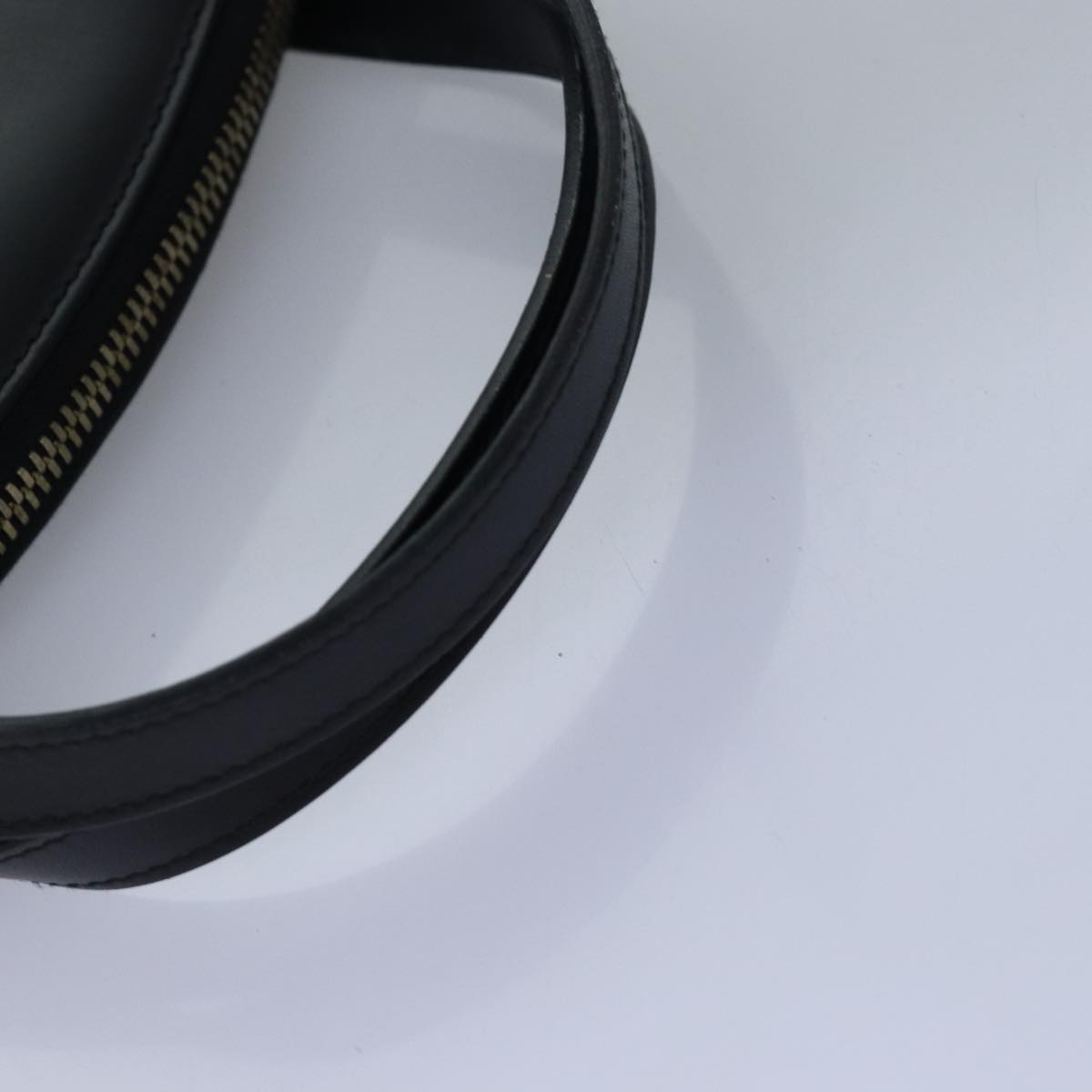 GUCCI Hand Bag Leather Black 78479