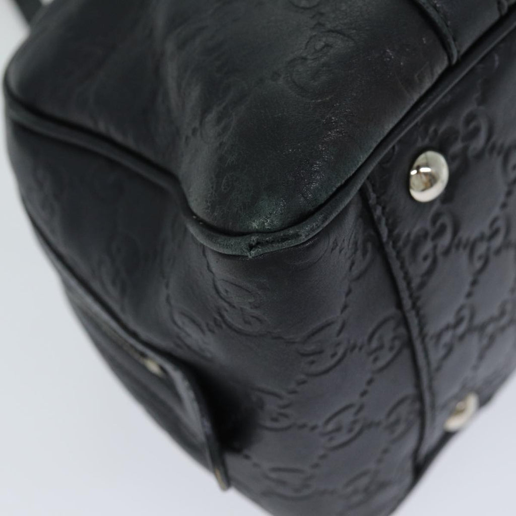 GUCCI GG Canvas Guccissima Shoulder Bag Black 232958 78490
