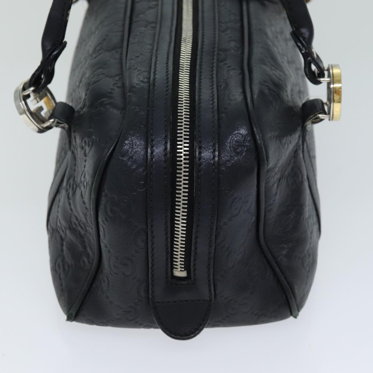 GUCCI GG Canvas Guccissima Shoulder Bag Black 232958 78490