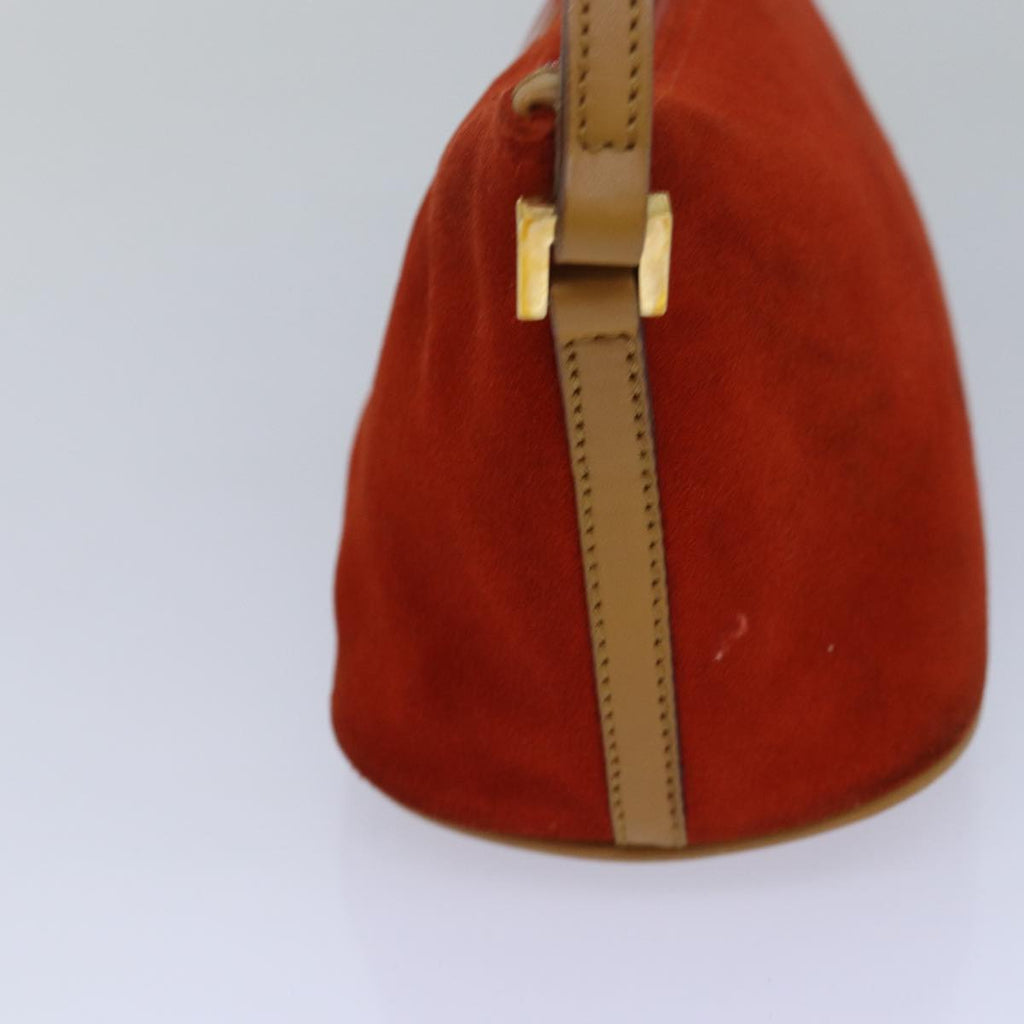 GUCCI Accessory Pouch Suede Orange 039 1103 78514