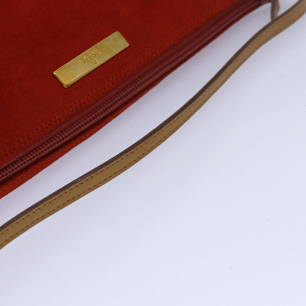 GUCCI Accessory Pouch Suede Orange 039 1103 78514