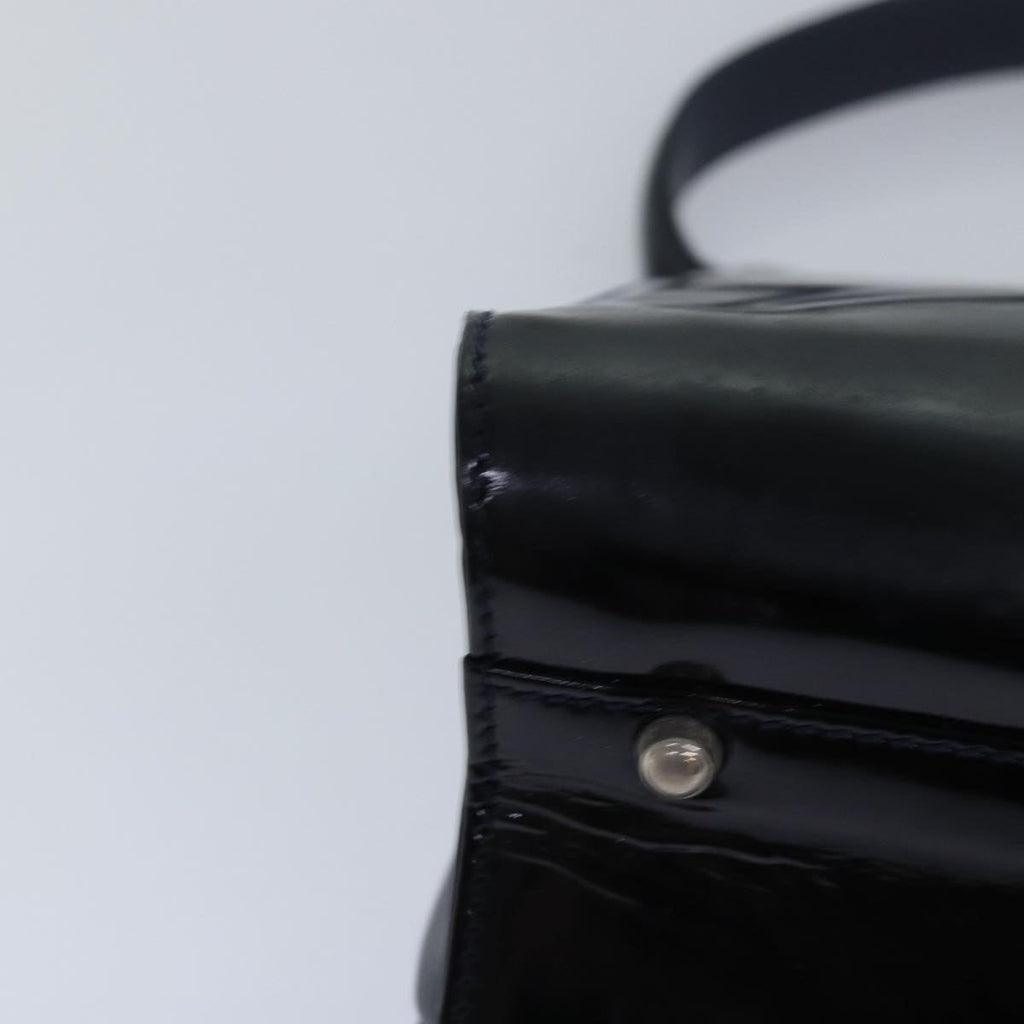 GUCCI Hand Bag Patent leather Black 78516