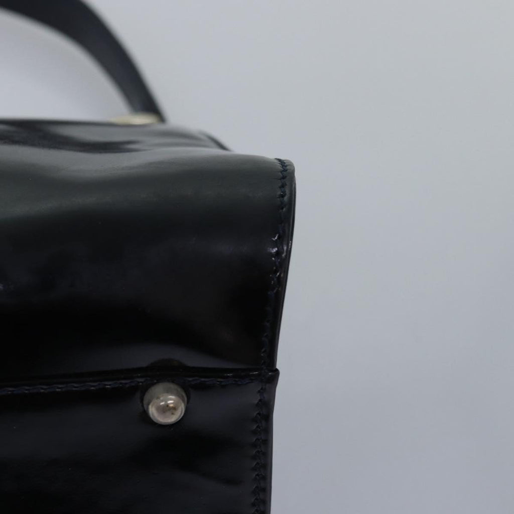 GUCCI Hand Bag Patent leather Black 78516