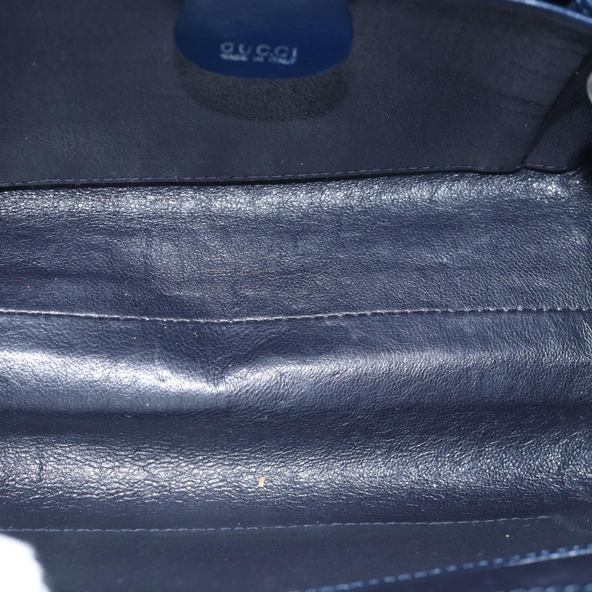 GUCCI Hand Bag Patent leather Black 78516