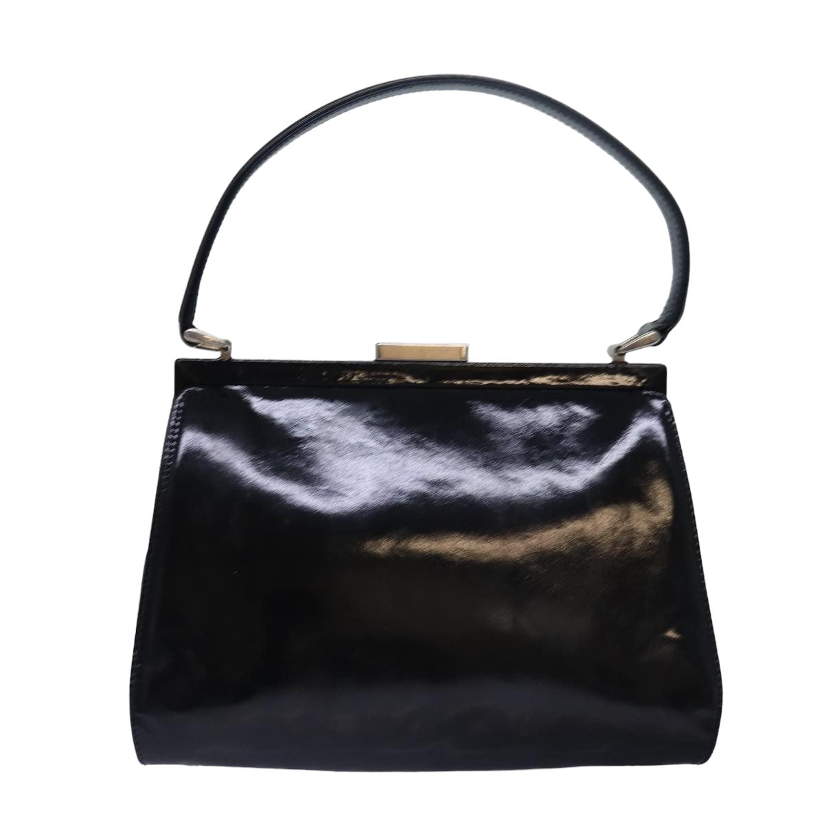 GUCCI Hand Bag Patent leather Black 78516