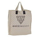 GUCCI GG Canvas Gucci Museo Tote Bag Beige 283411 78525