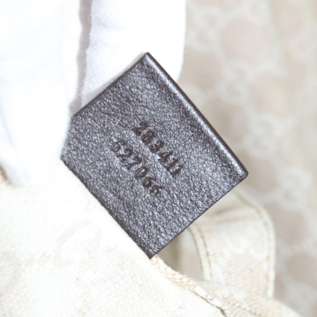 GUCCI GG Canvas Gucci Museo Tote Bag Beige 283411 78525