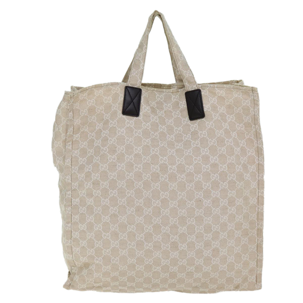 GUCCI GG Canvas Gucci Museo Tote Bag Beige 283411 78525