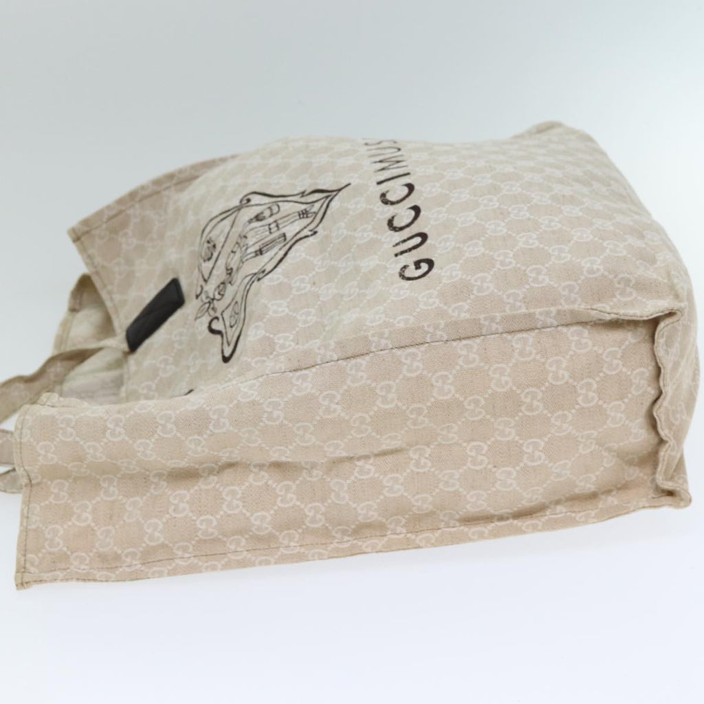 GUCCI GG Canvas Gucci Museo Tote Bag Beige 283411 78525