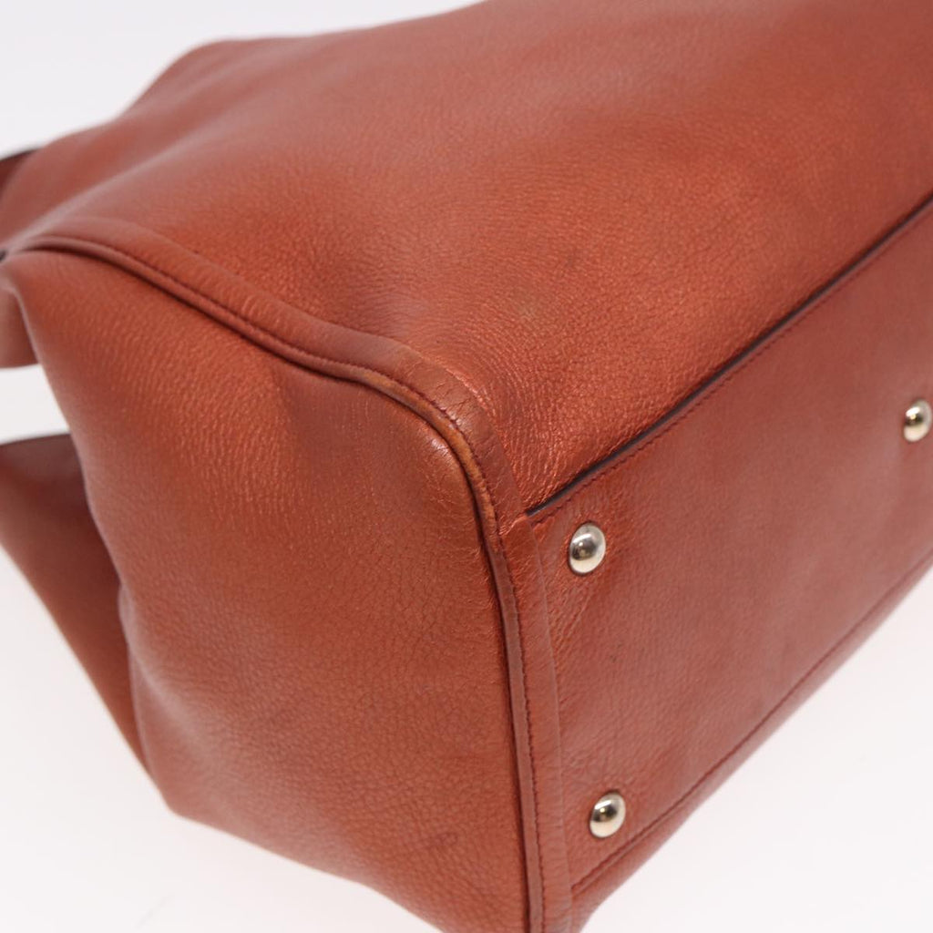 GUCCI Soho Hand Bag Leather Brown 282309 78528