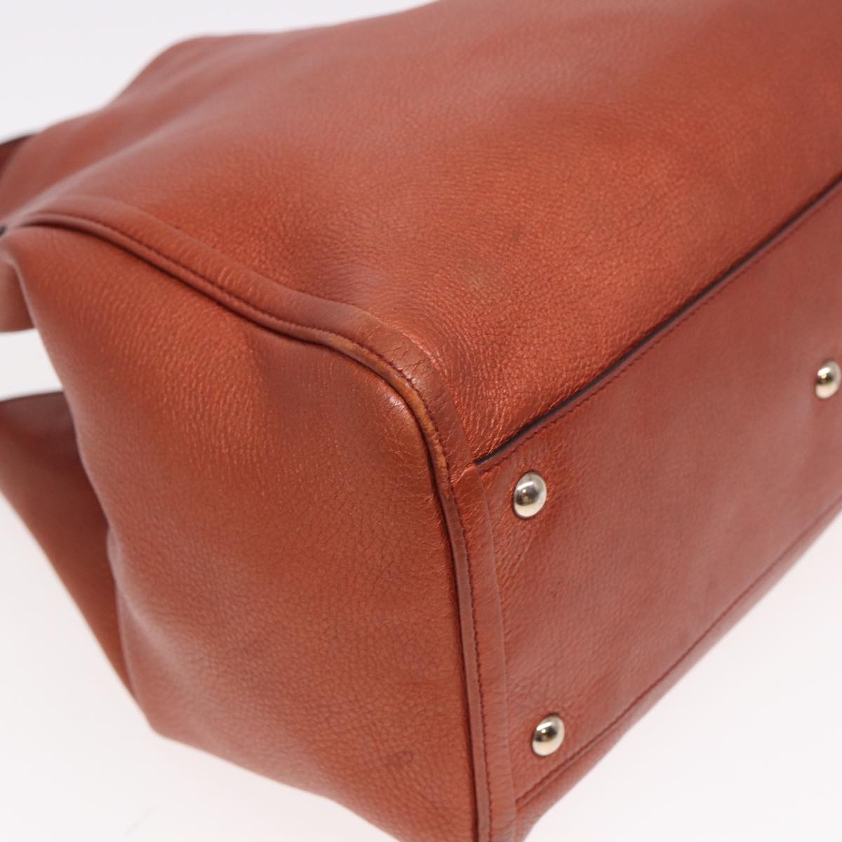 GUCCI Soho Hand Bag Leather Brown 282309 78528