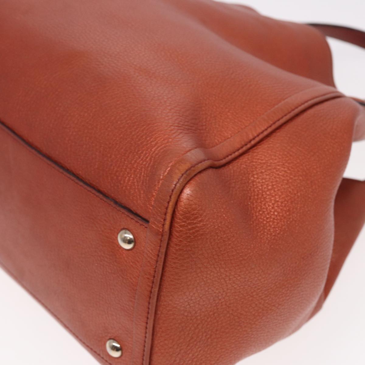 GUCCI Soho Hand Bag Leather Brown 282309 78528