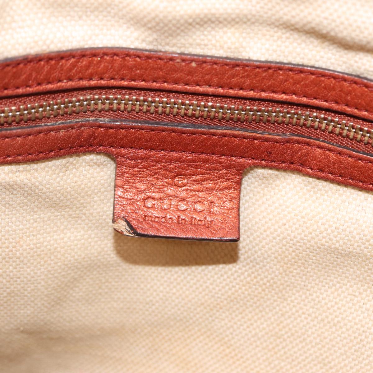 GUCCI Soho Hand Bag Leather Brown 282309 78528