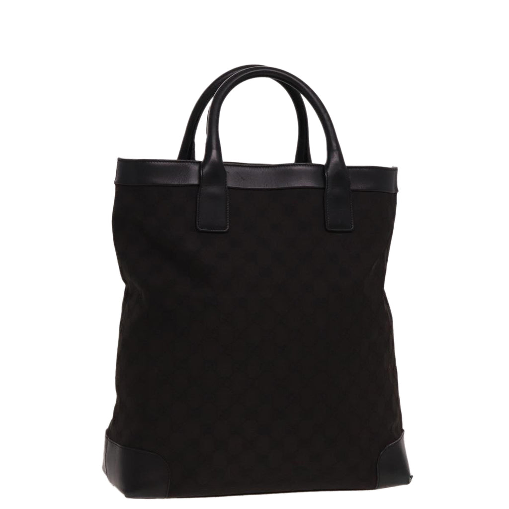 GUCCI GG Canvas Hand Bag Black 002 1121 78531