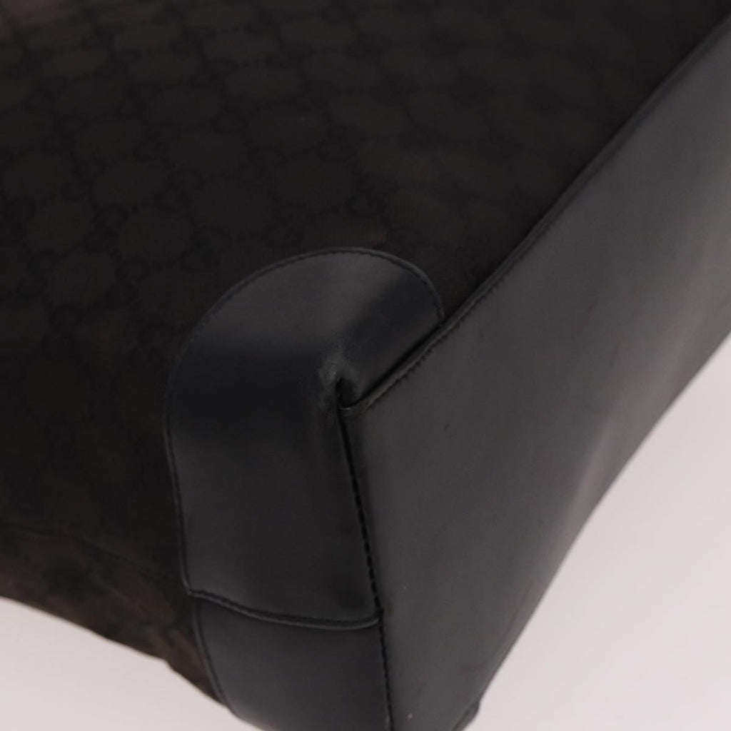 GUCCI GG Canvas Hand Bag Black 002 1121 78531