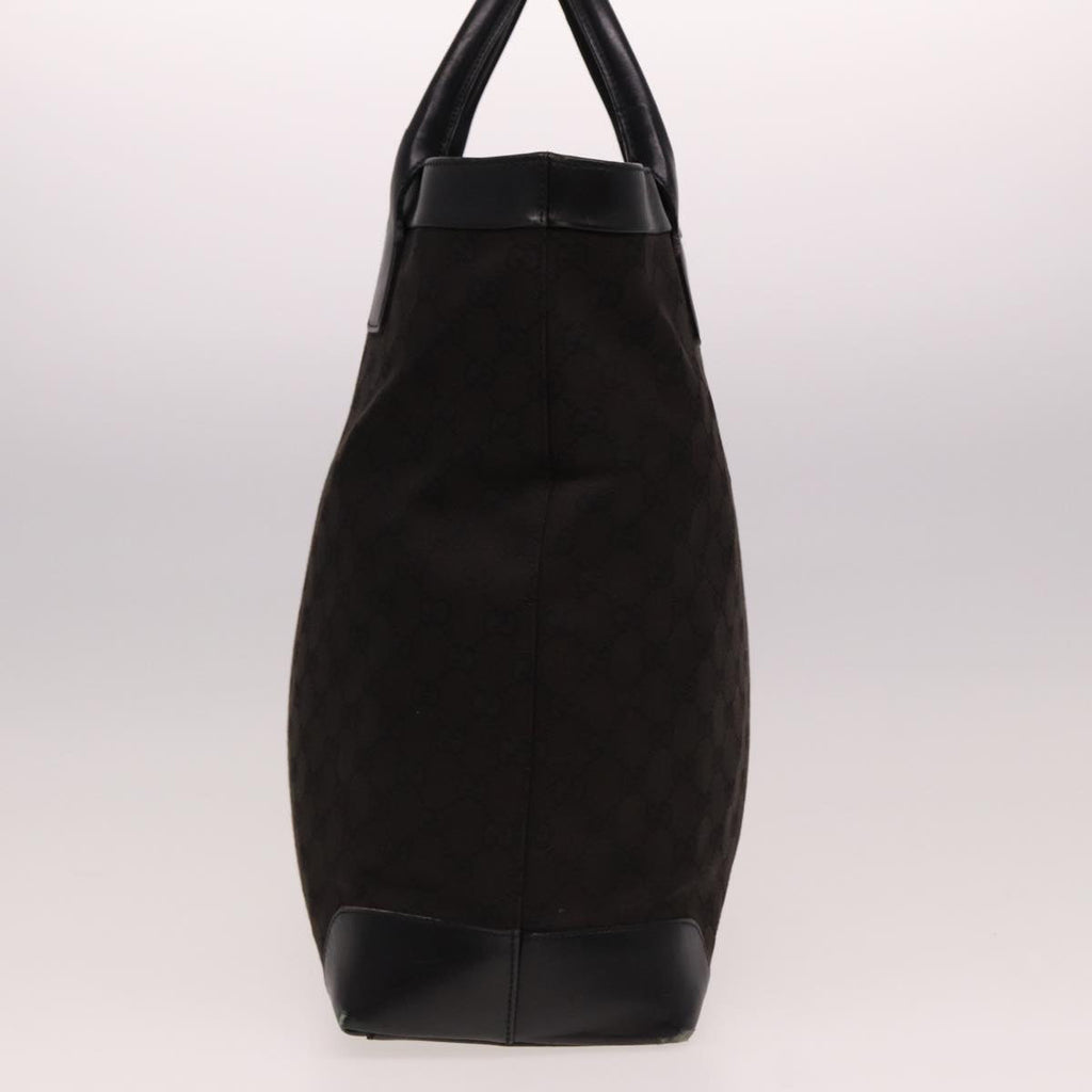 GUCCI GG Canvas Hand Bag Black 002 1121 78531