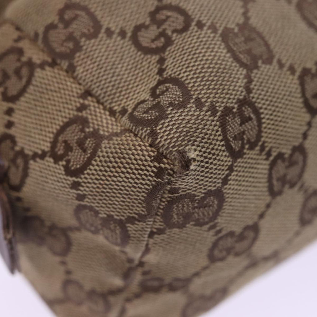 GUCCI GG Canvas Pouch Beige 29595 78607
