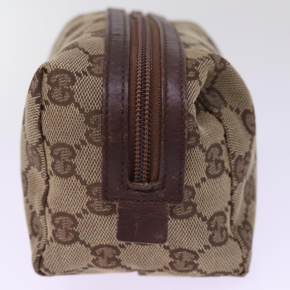GUCCI GG Canvas Pouch Beige 29595 78607