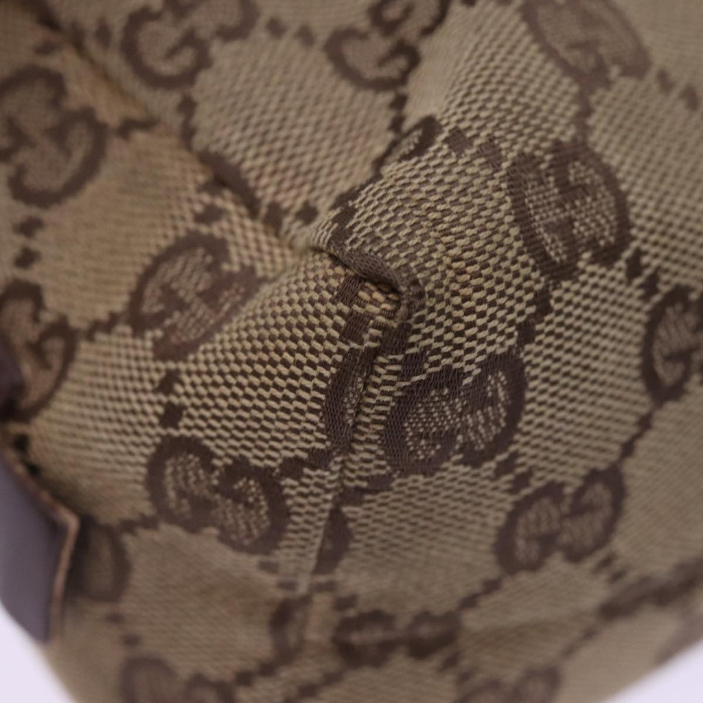GUCCI GG Canvas Pouch Beige 29595 78607