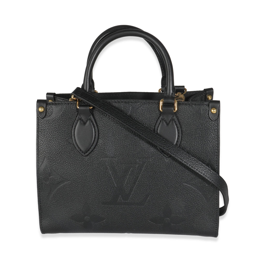 Louis Vuitton Black Giant Monogram Empreinte Onthego PM