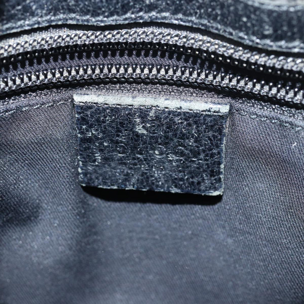 GUCCI GG Canvas Shoulder Bag Black 27639 78640