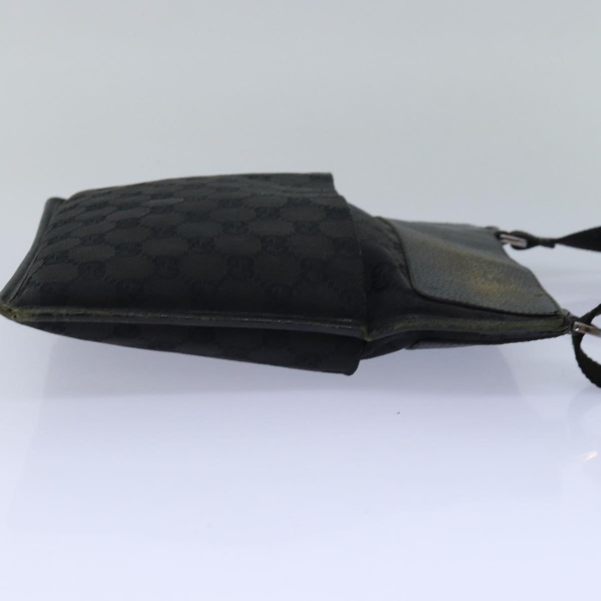 GUCCI GG Canvas Shoulder Bag Black 27639 78640