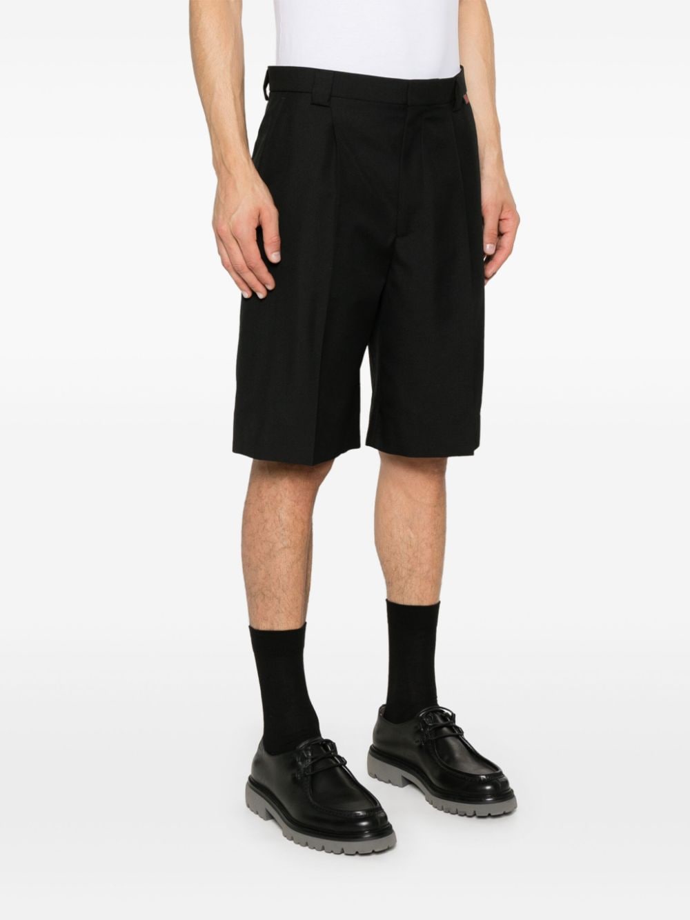 GUCCI Wool Blend Shorts for Men - FW24 Collection