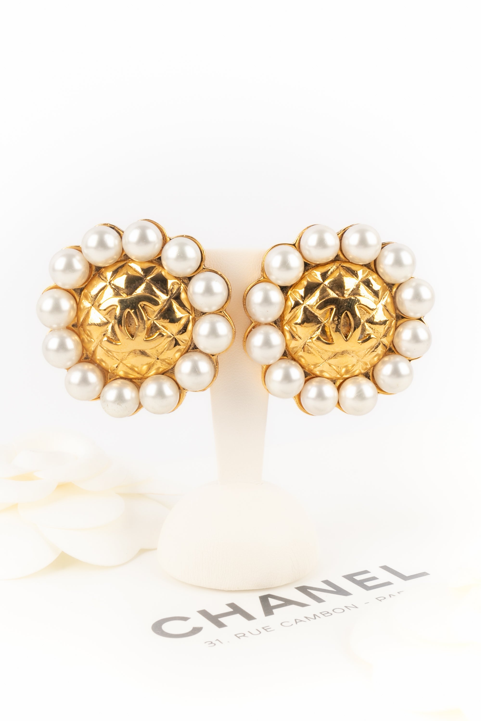 Boucles d'oreilles Chanel 1988
