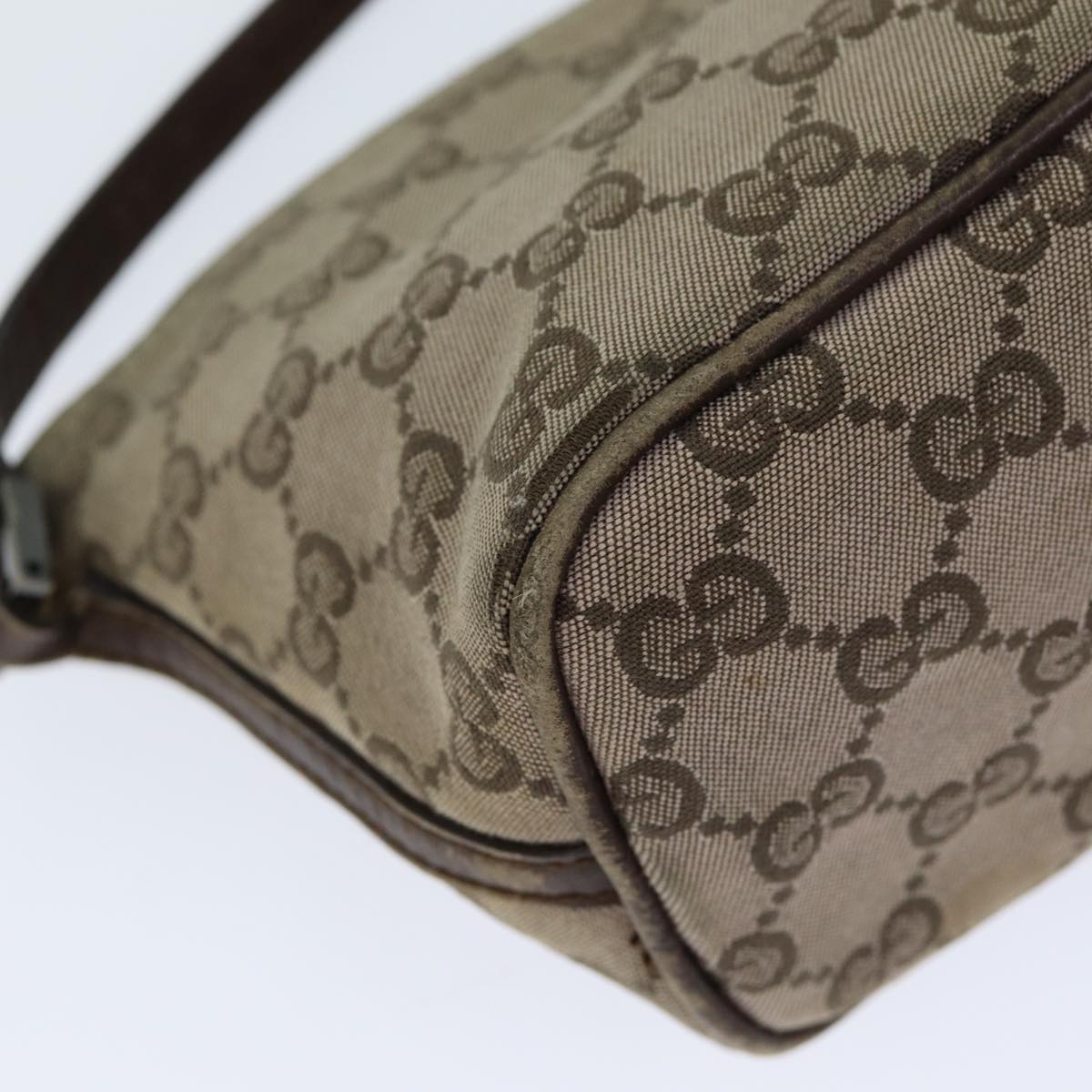 GUCCI GG Canvas Pouch Beige 039 1103 78760