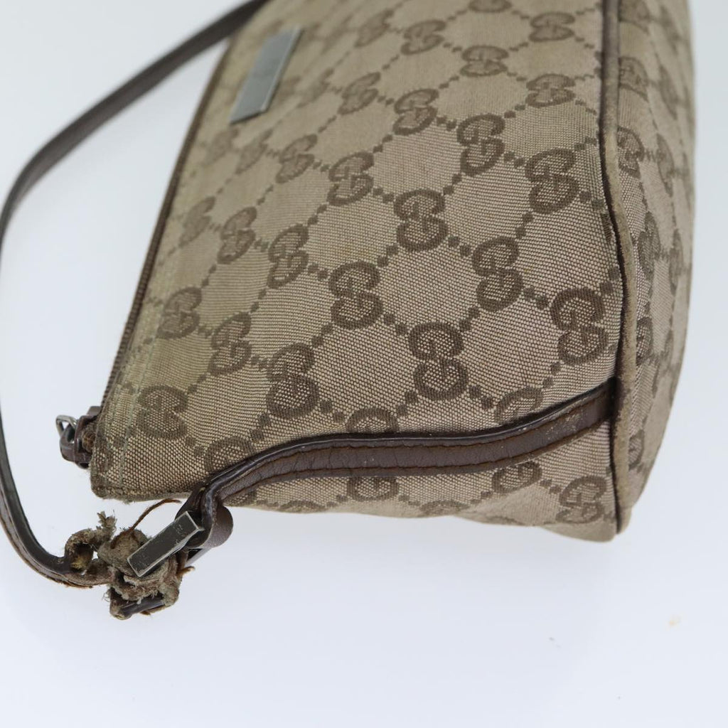 GUCCI GG Canvas Pouch Beige 039 1103 78760