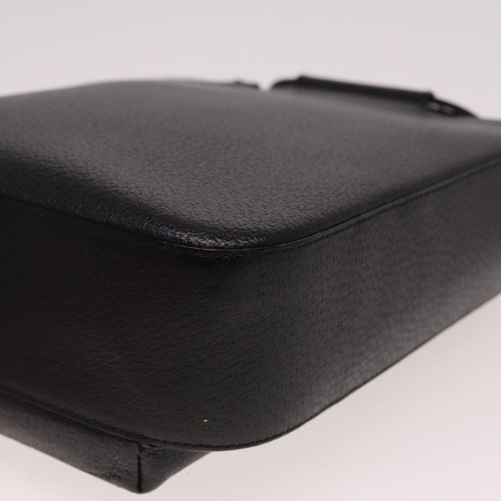 GUCCI Hand Bag Leather 2way Black 002 1118 0463 78761
