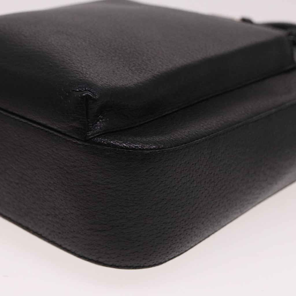 GUCCI Hand Bag Leather 2way Black 002 1118 0463 78761