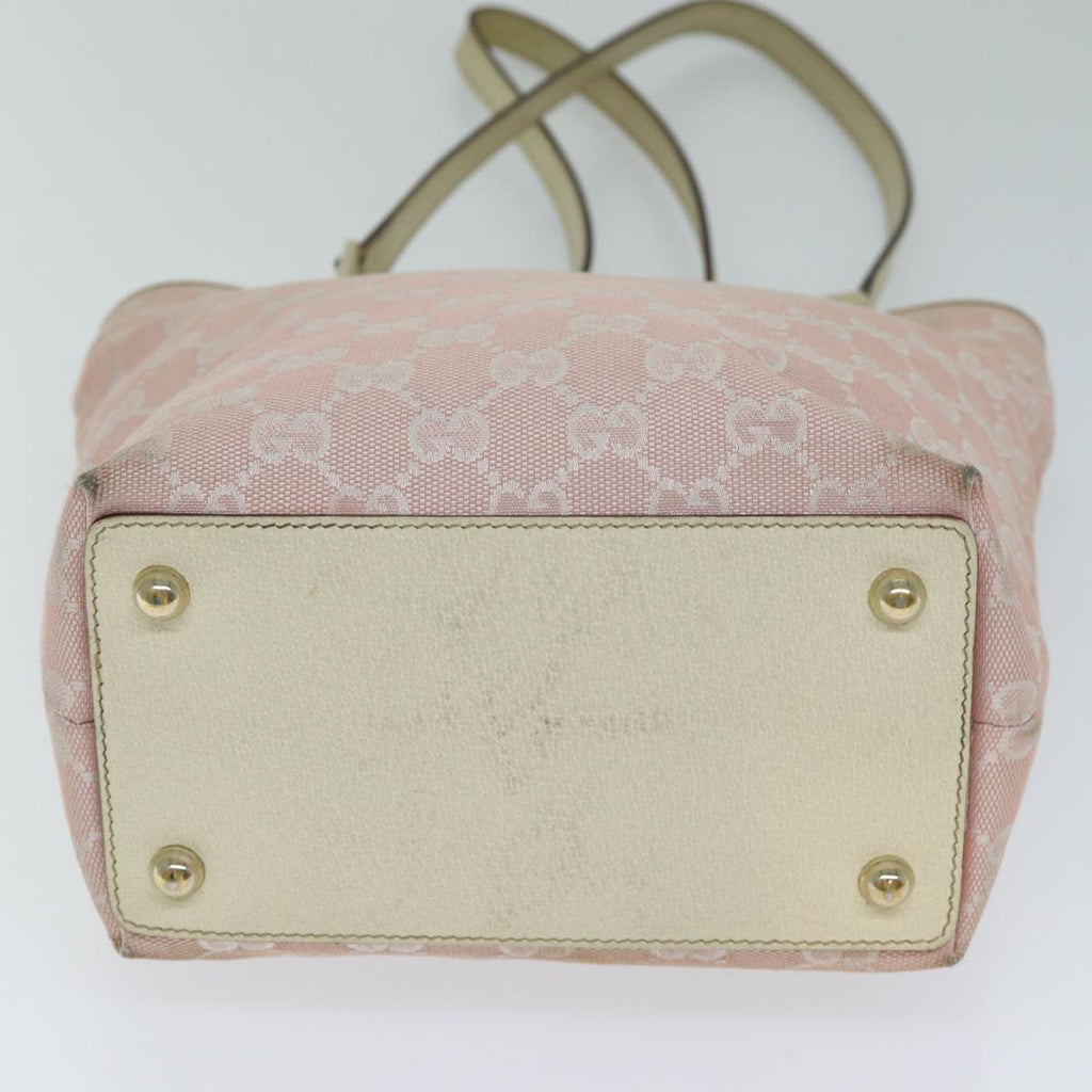 GUCCI GG Canvas Tote Bag Pink 120840 78782