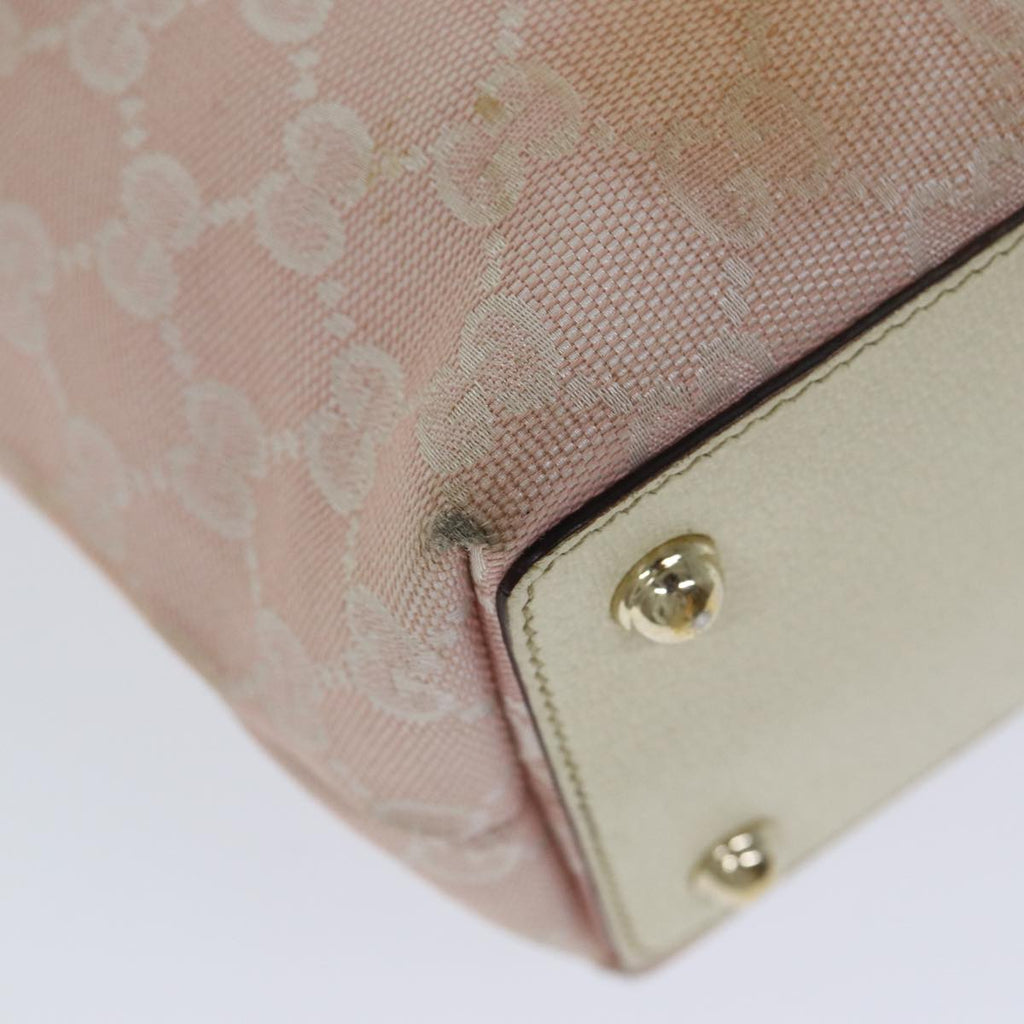 GUCCI GG Canvas Tote Bag Pink 120840 78782