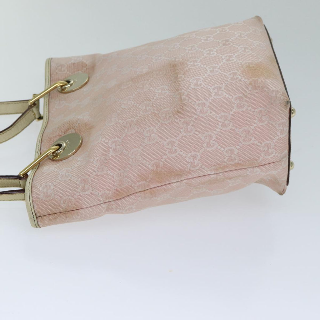 GUCCI GG Canvas Tote Bag Pink 120840 78782