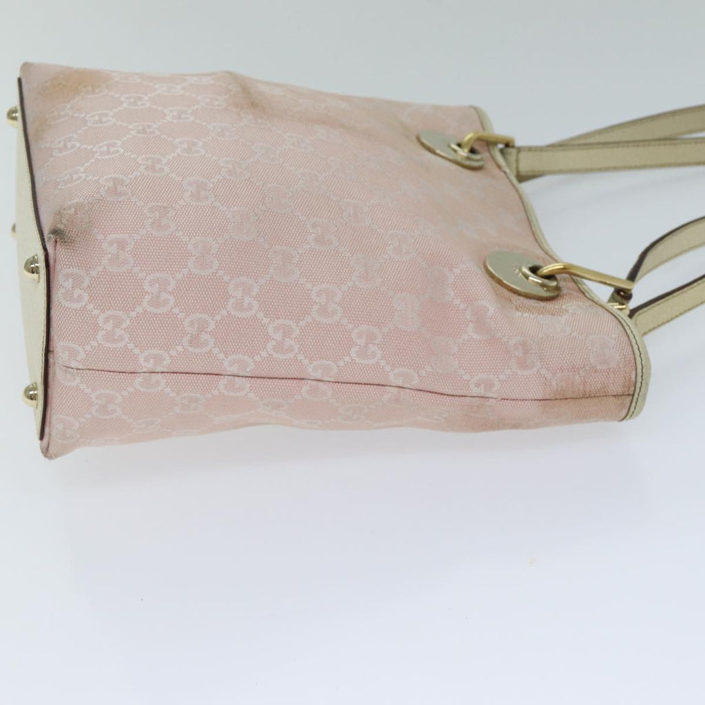 GUCCI GG Canvas Tote Bag Pink 120840 78782