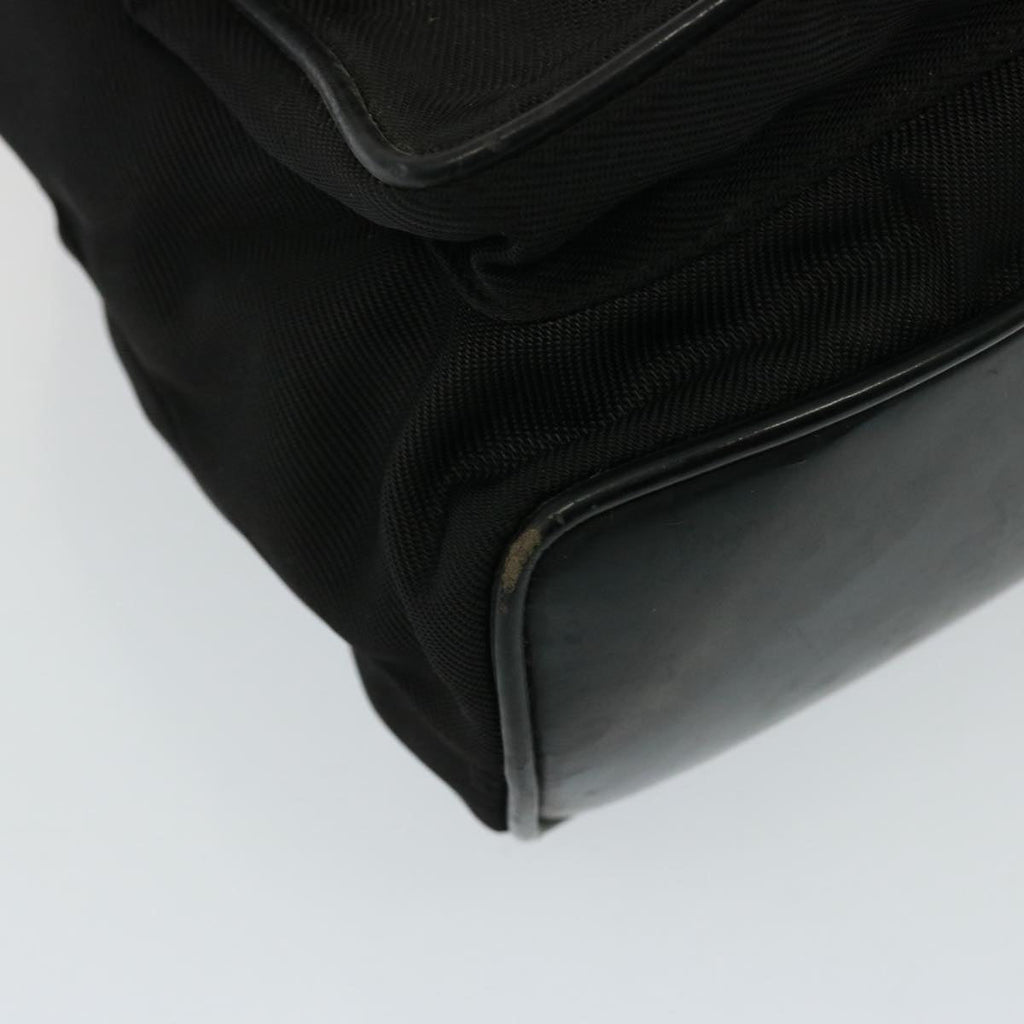 GUCCI Bamboo Backpack Nylon Black 003 2058 0016 5 78797