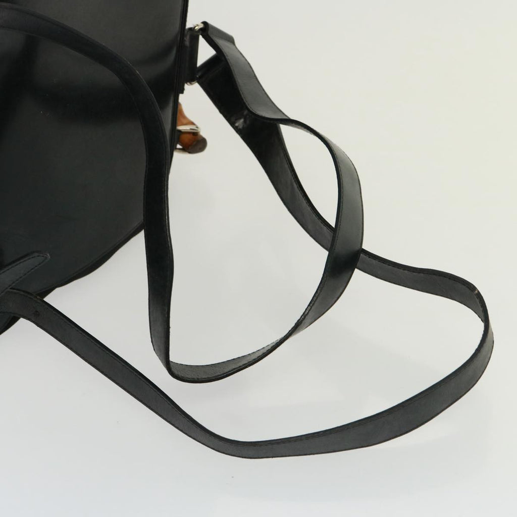 GUCCI Bamboo Backpack Nylon Black 003 2058 0016 5 78797