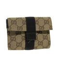 GUCCI GG Canvas Pouch Beige 78836