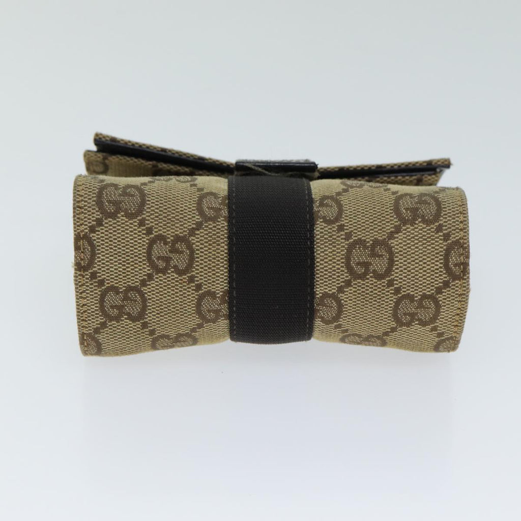 GUCCI GG Canvas Pouch Beige 78836