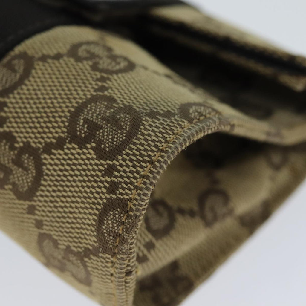 GUCCI GG Canvas Pouch Beige 78836