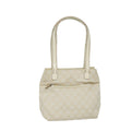 GUCCI GG Canvas Shoulder Bag White 002 1075 78892
