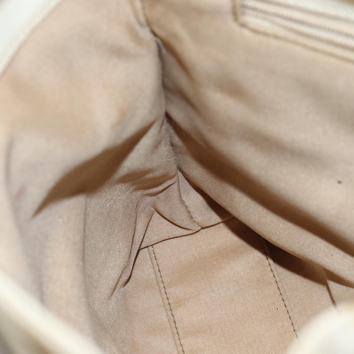 GUCCI GG Canvas Shoulder Bag White 002 1075 78892