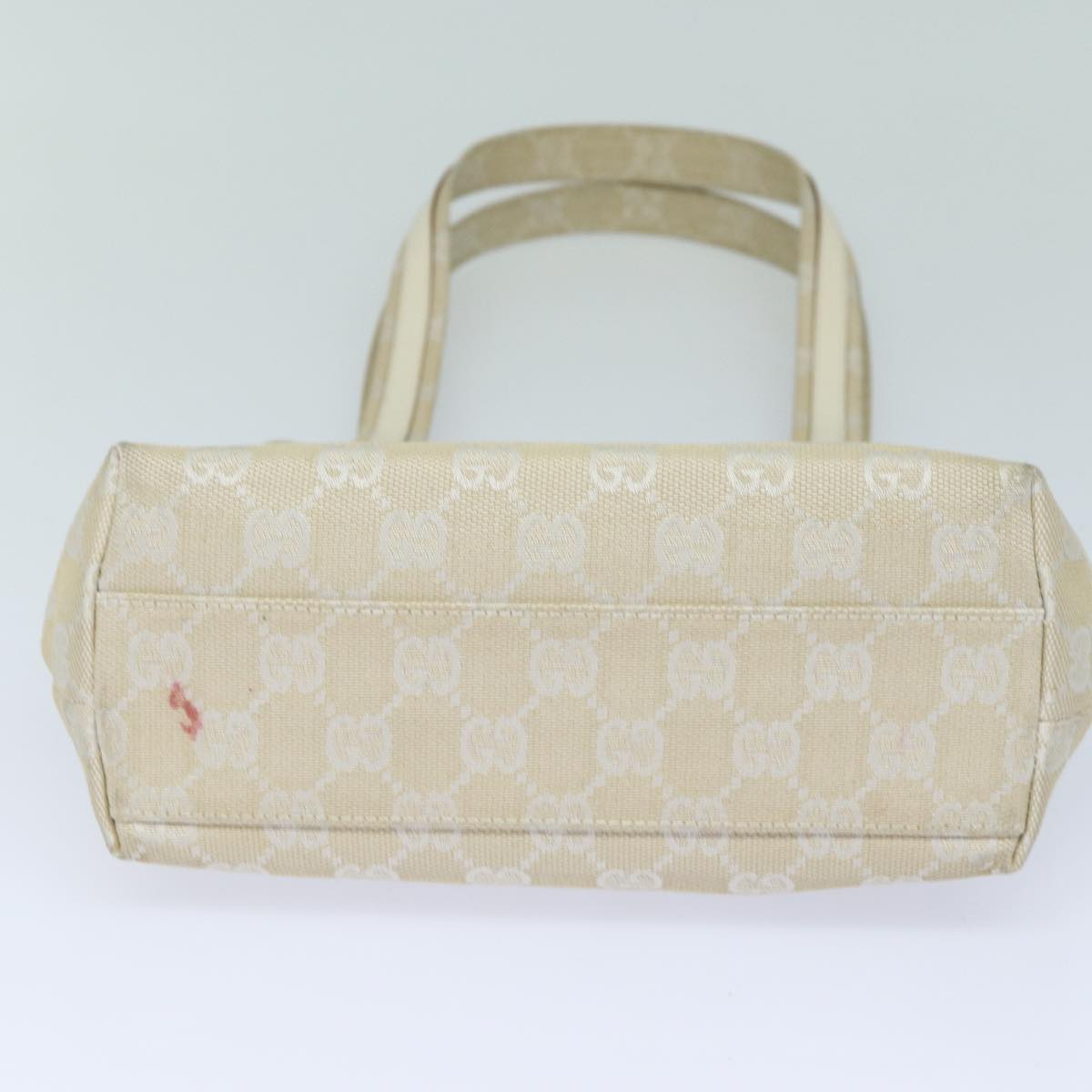 GUCCI GG Canvas Shoulder Bag White 002 1075 78892