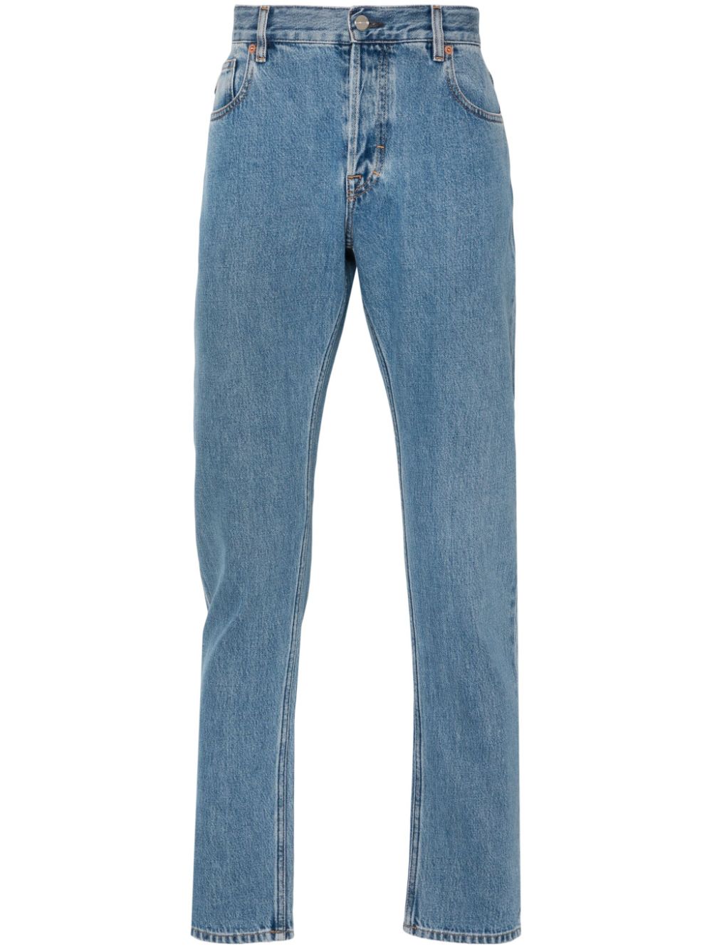 GUCCI Web Detail Denim Jeans - Men's FW24 Collection