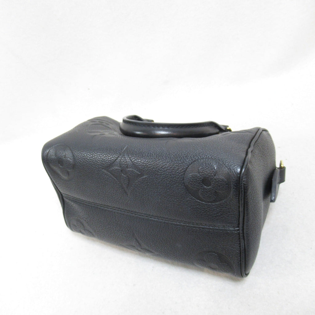 Louis Vuitton Speedy Bandrier 20 2w Shoulder Bag 2way Shoulder Bag Leather Monogram Emplant  Black M58953