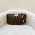 LV Multi Pochette MPA Smaller Pochette in Monogram Canvas GHW
